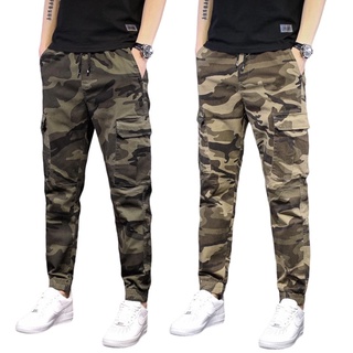 GOLDANT #9988 Best Selling Stretchable Garterized Camouflage Denim Casual Jogger Pants for Men #7