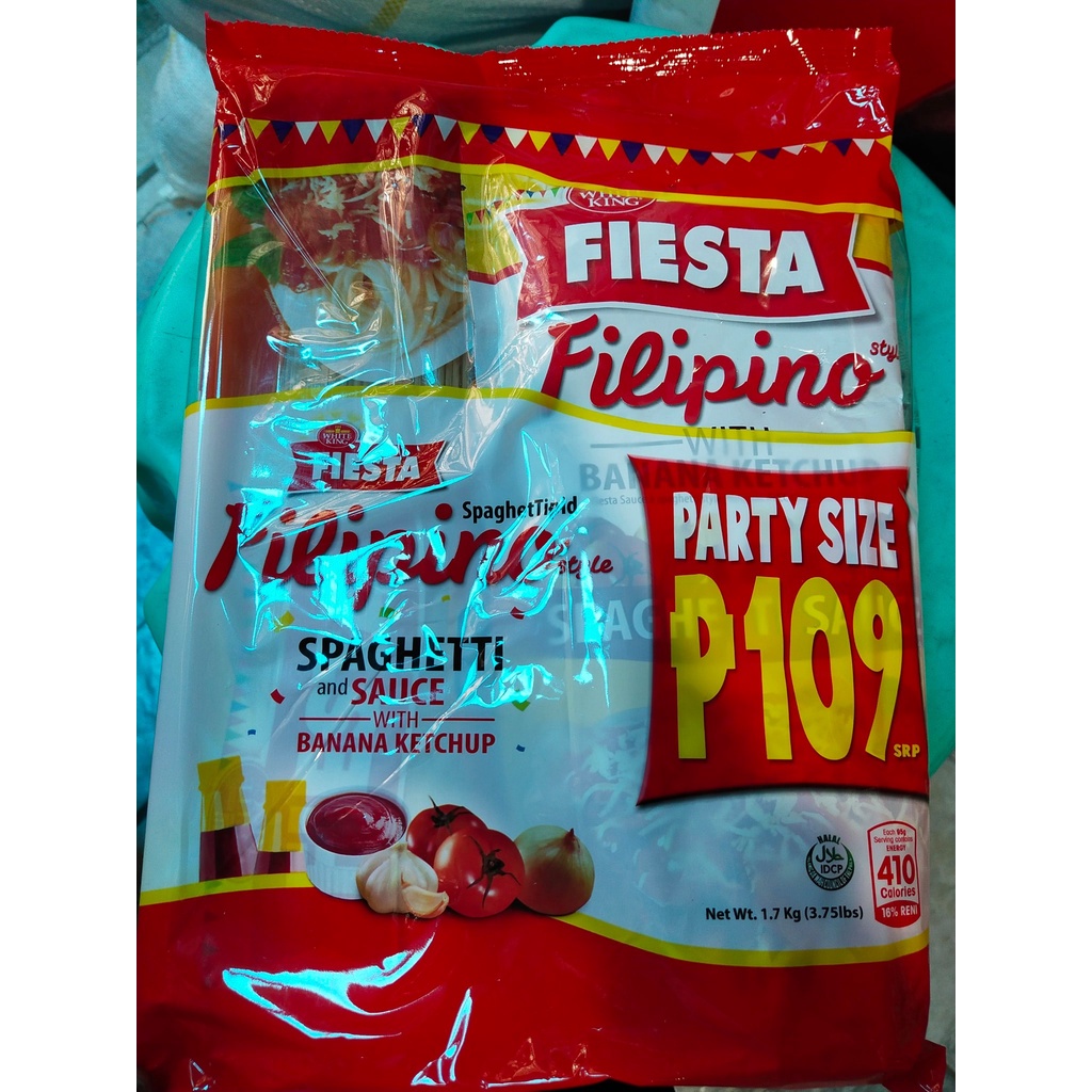 Fiesta Filipino Spaghettipid Fiesta Spaghetti Pasta 800g Fiesta Filipino Spaghetti Sauce 900g 