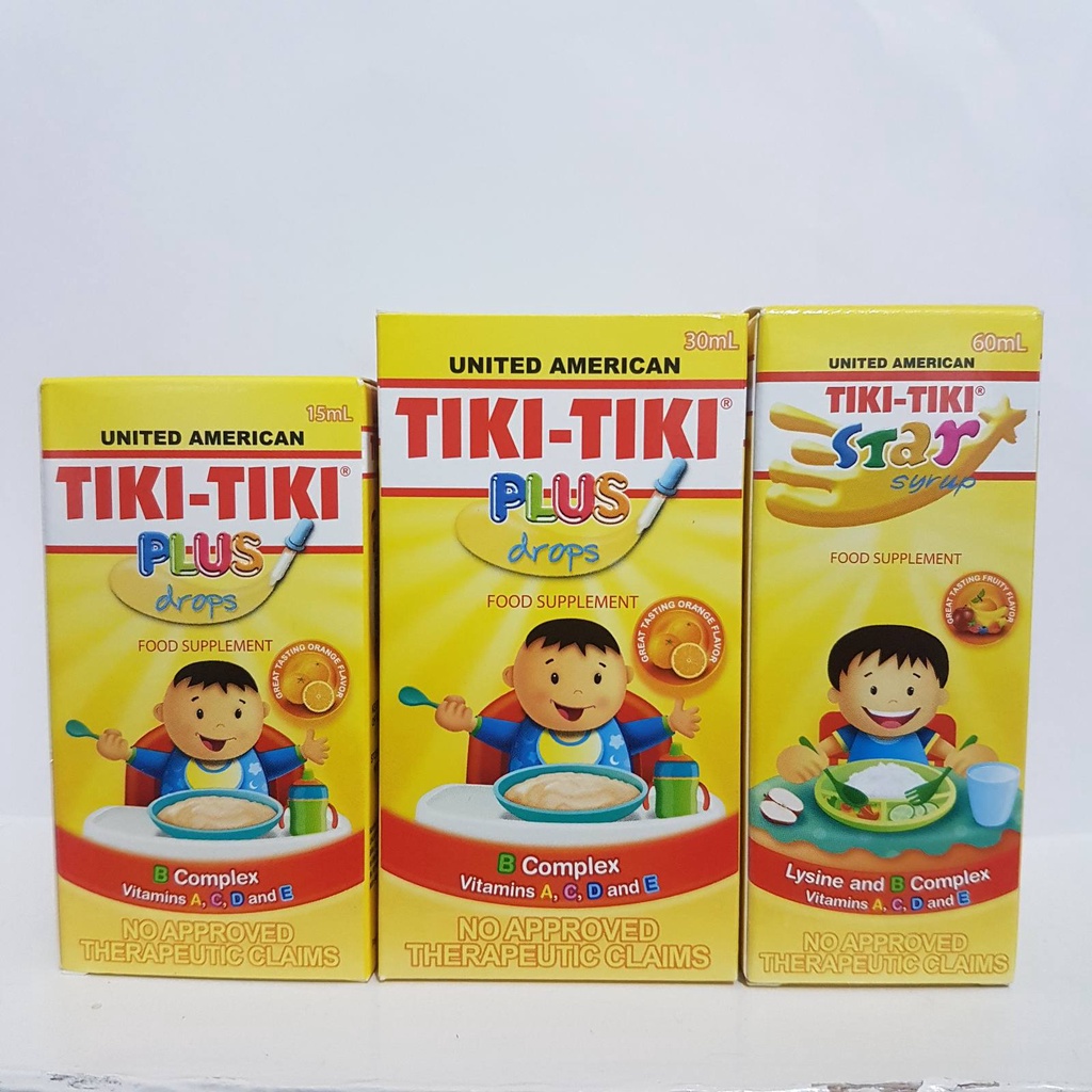 Tiki Tiki Plus Drops and Star Syrup 15ml/30ml/60ml Shopee Philippines