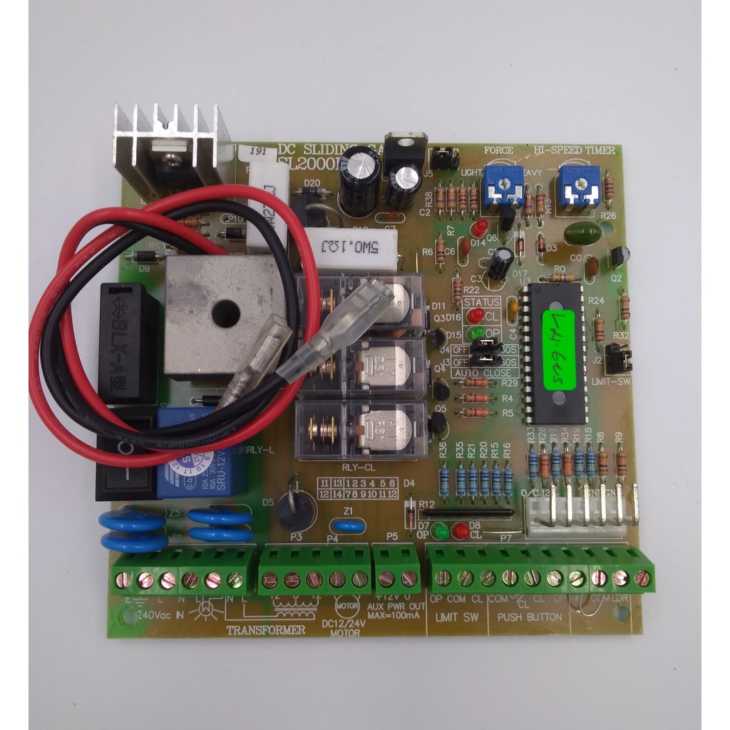 Gforce Autogate Motor Dc Sliding Gate Control Board SL2000DC Shopee