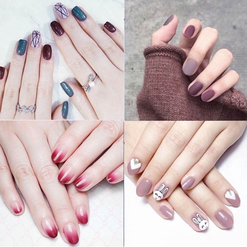 plain nail stickers