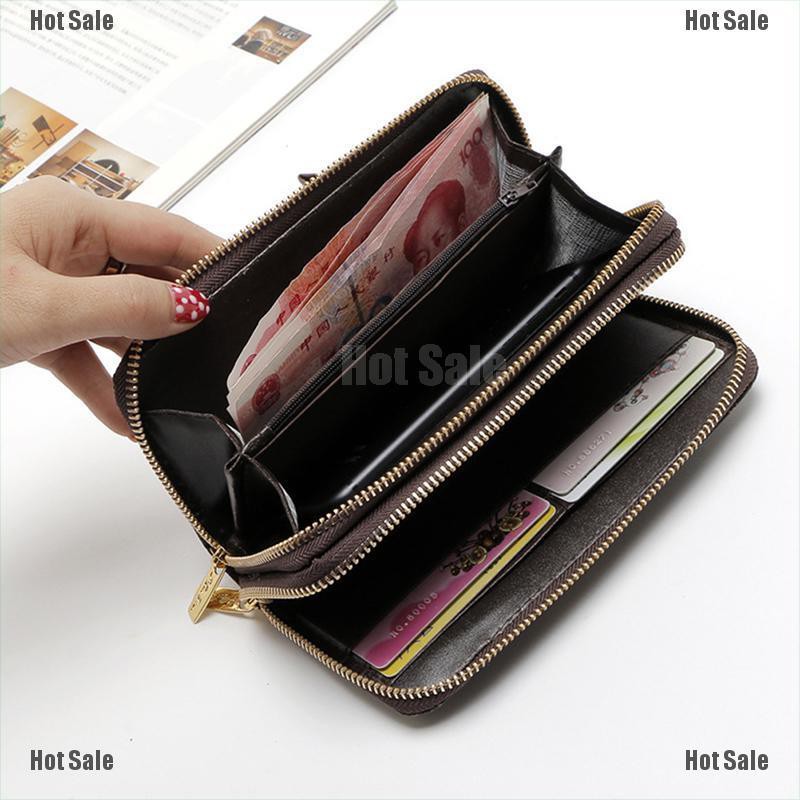 womens leather wallets with coin purse