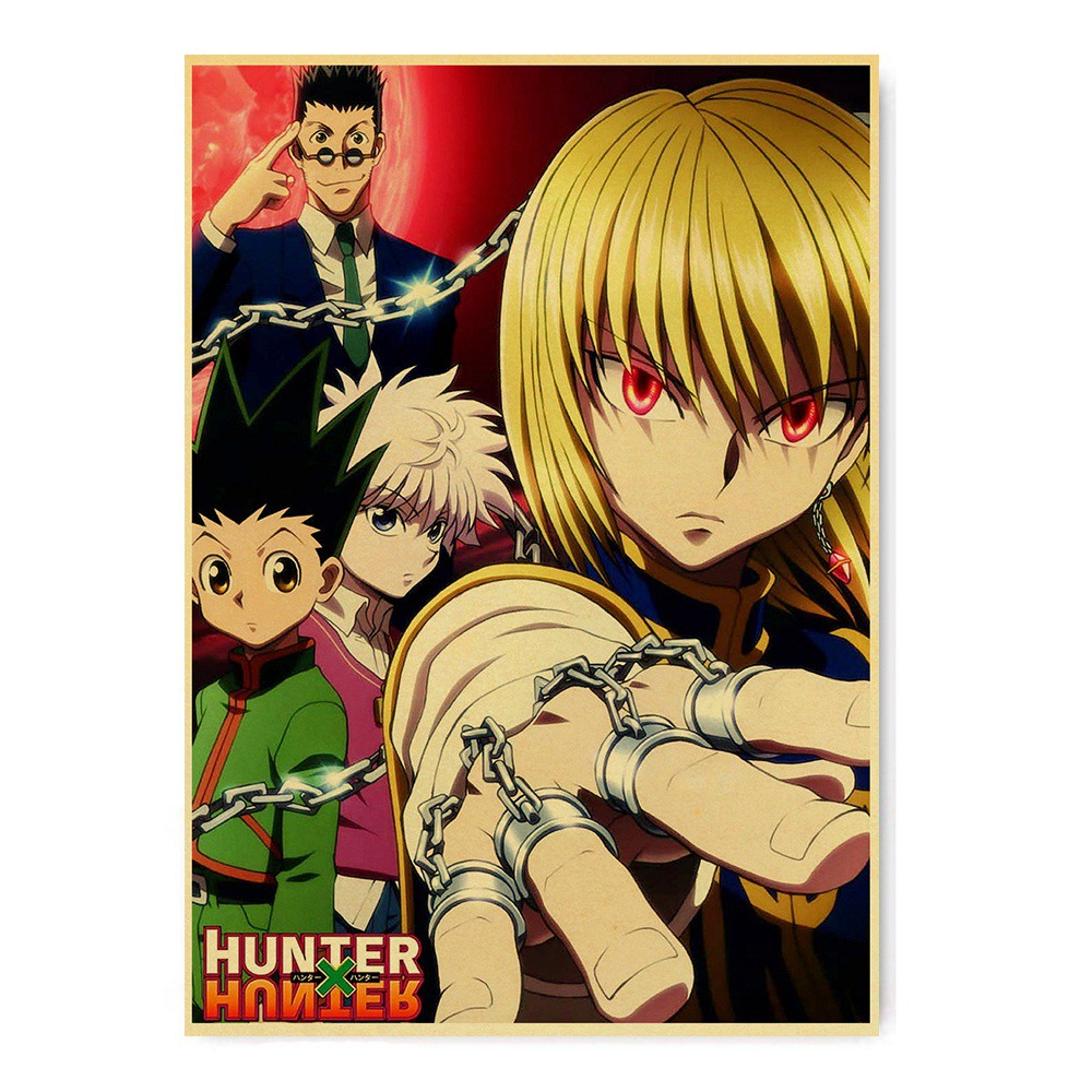 Vintage Hunter X Hunter Jpanese Anime Retro Poster Kraft Paper Wall Stickers Prints For Bar And Room Decor Shopee Philippines