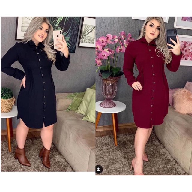 plus size polo style dress