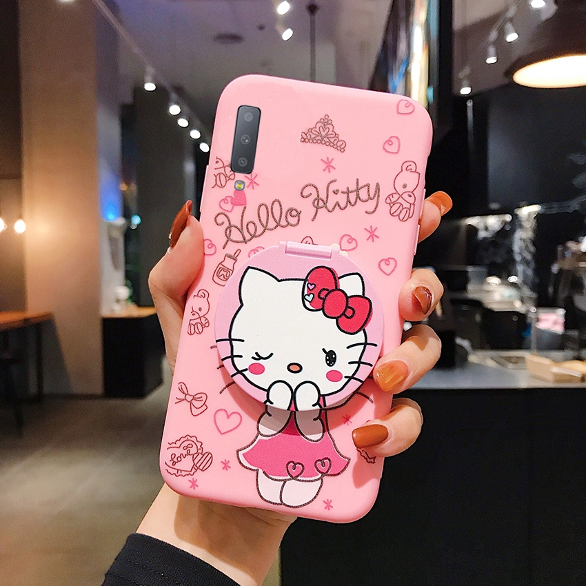 For Samsung Galaxy A7 2018 Hello Kitty Pink Case Phone Case Phone Cover