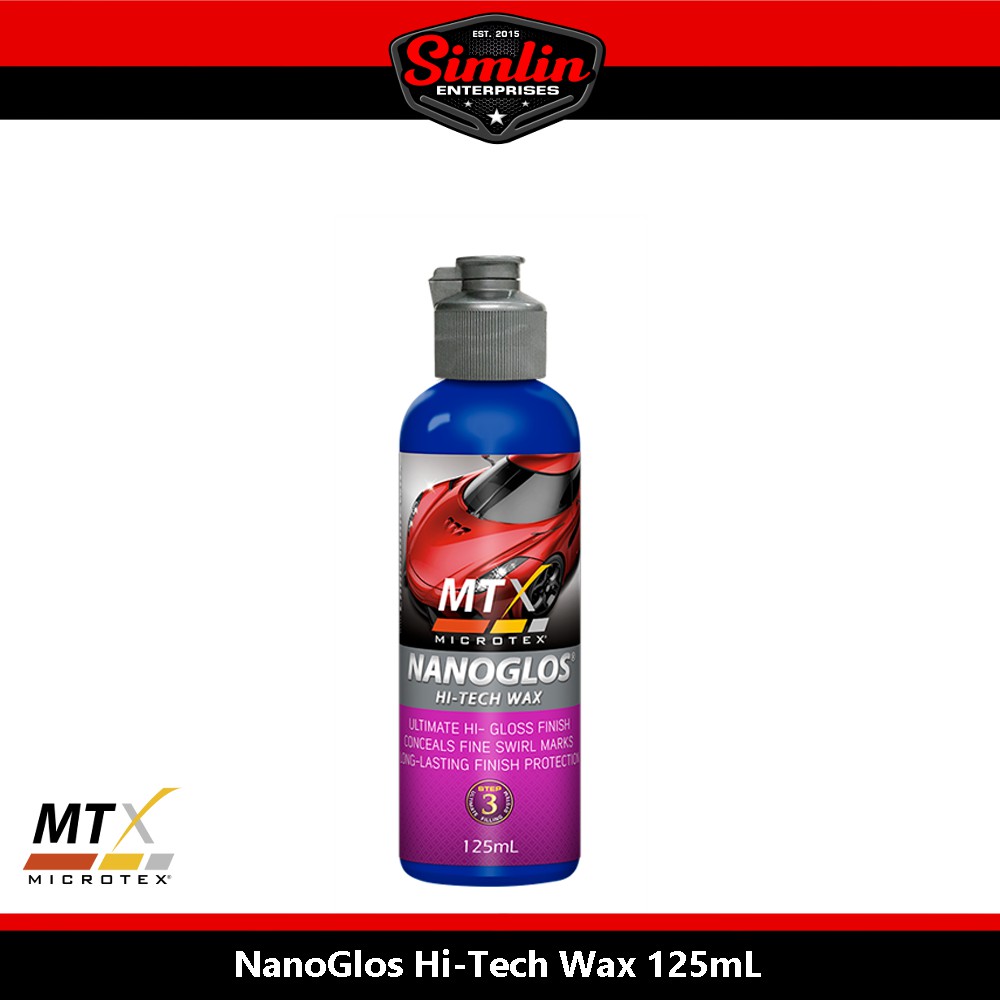 Microtex MTX NanoGLOS HiTech Wax Carnauba Wax Nano Series 125ml