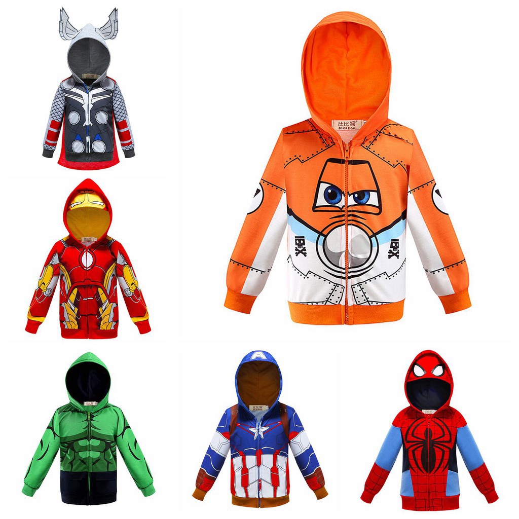 superhero hoodie toddler