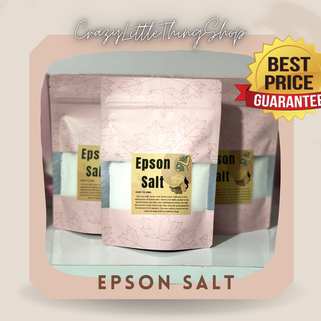 EPSOM SALT FOR CLOGGED DUCTS RELIEF Scrub plant used spa used Shopee