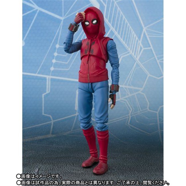 sh figuarts homemade suit spider man