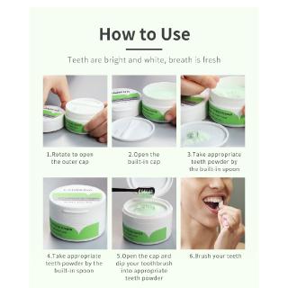 LANBENA Teeth Whitening Powder Tangy Lemon Lime Hygiene ...