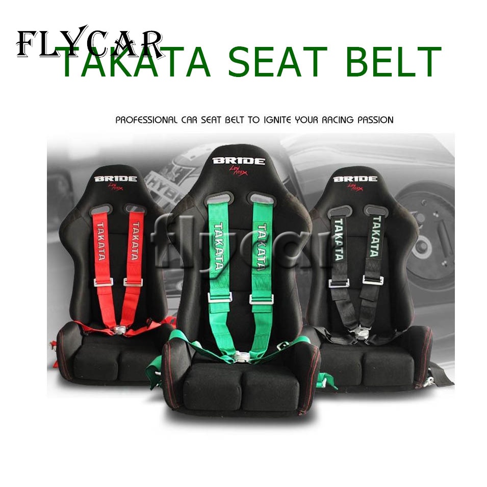 3 Inch 4/5/6 point TAKATA Universal Racing Sport Seat Belt Safety