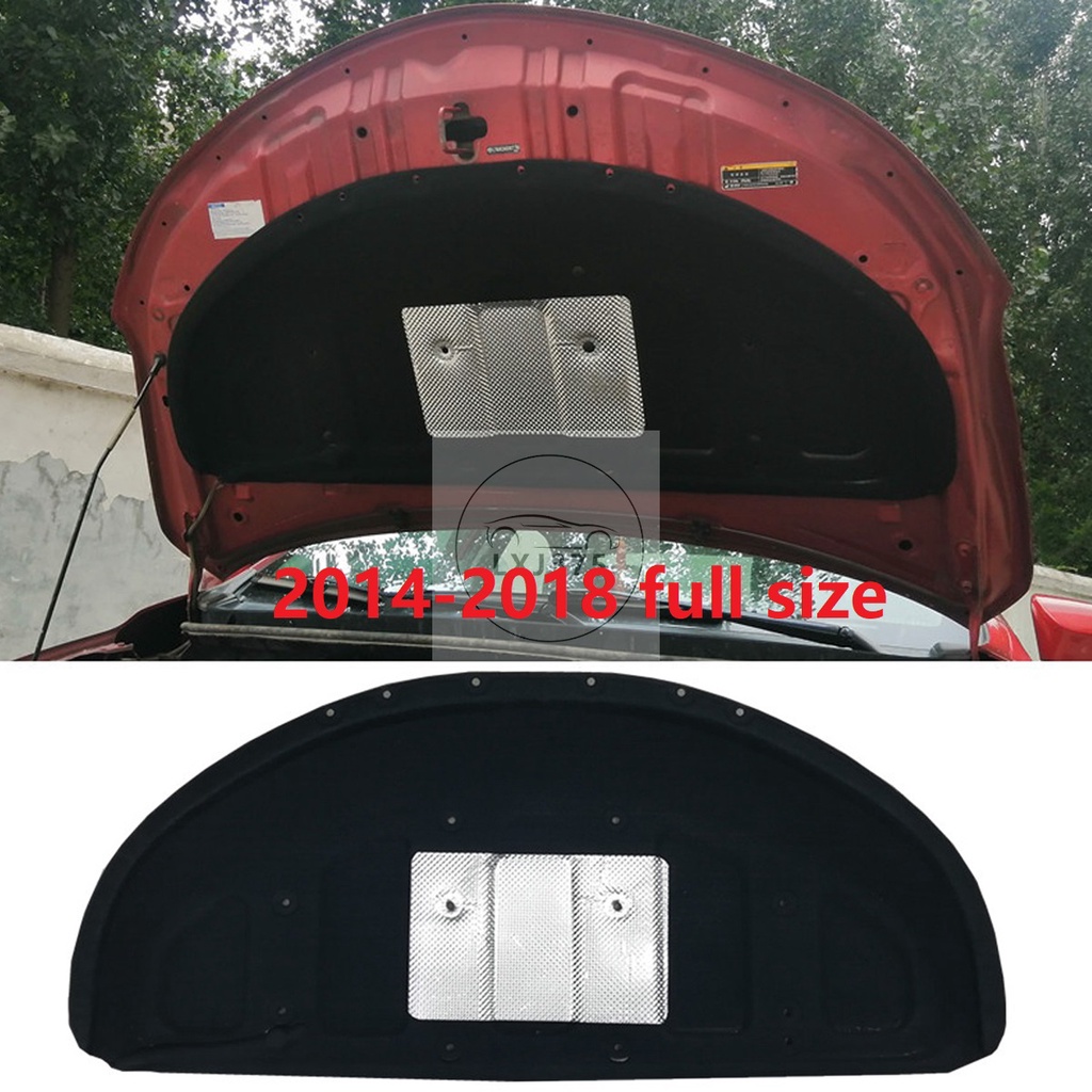 1pcs Car Hood Heat Insulation Cover For Toyota Vios 2003 2018 Yaris Front Engine Cover Heat And 0647