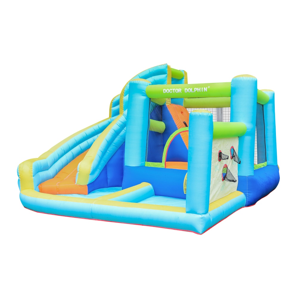 Doctor Dolphin Inflatable Commercial Water Slides Bouncer for Kids Ball