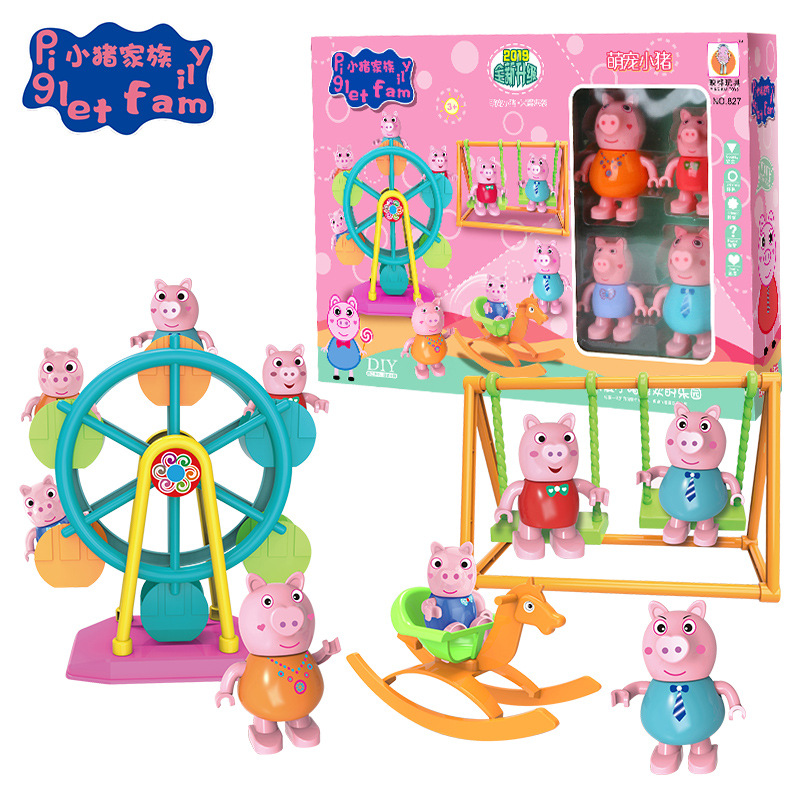 Peppa Pig Children's Play House Pretend Toys Cute Pink Pig ...