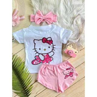 Hello Ktty edition SUBLI shirt terno with Turban 1-3y.o #7