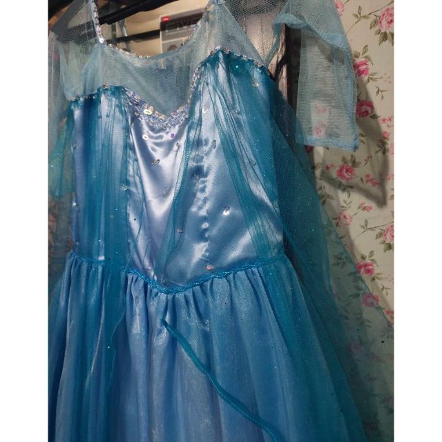 frozen inspired dress