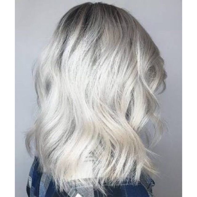 Very Light Ash Blonde Hair Color Dye Set