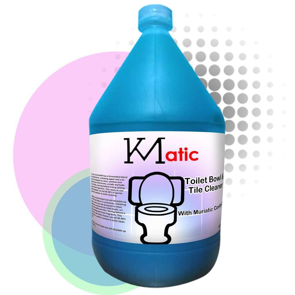 KMatic Toilet Bowl & Tile Cleaner With Muriatic Content Janitorial