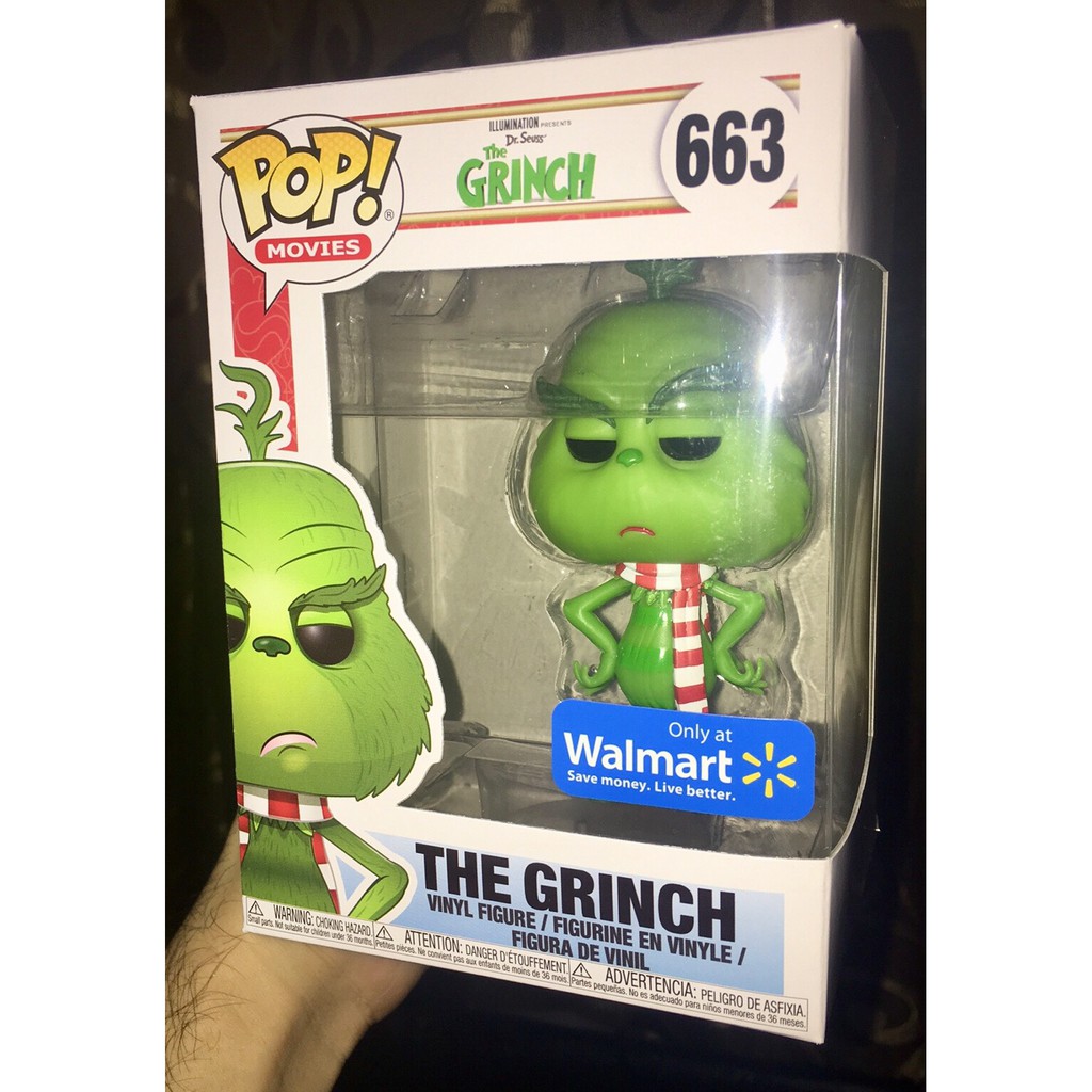 funko pop grinch with scarf