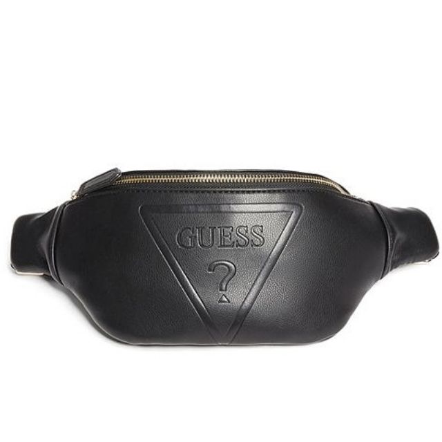 guess belt bag black