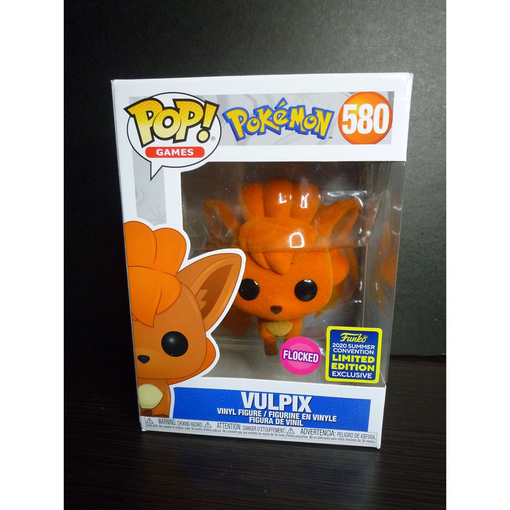 funko pop vulpix flocked