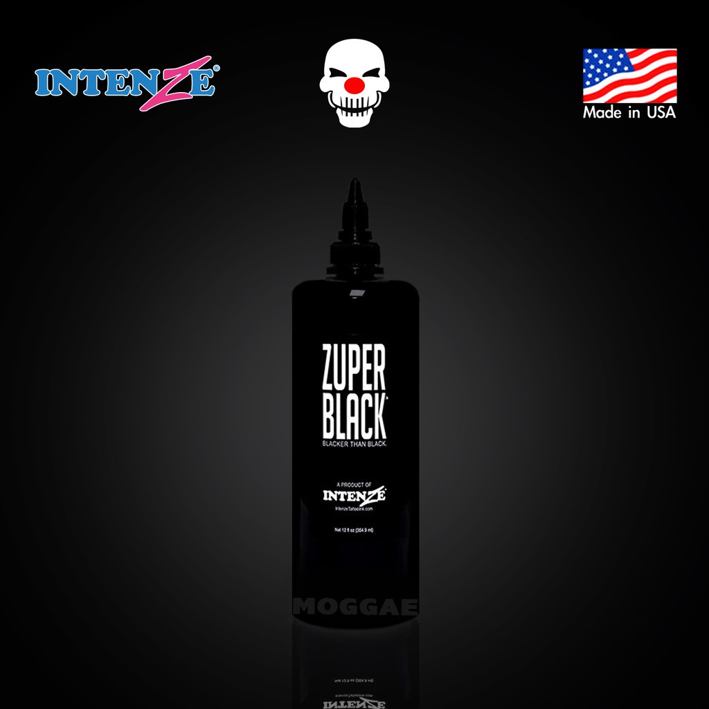  INTENZE ZUPER Original 12oz super black totem black Tattoo Ink Tattoo  Ink cream pigment-MOGGAE | Shopee Philippines