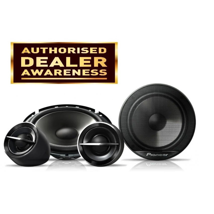 pioneer 3 way component speakers