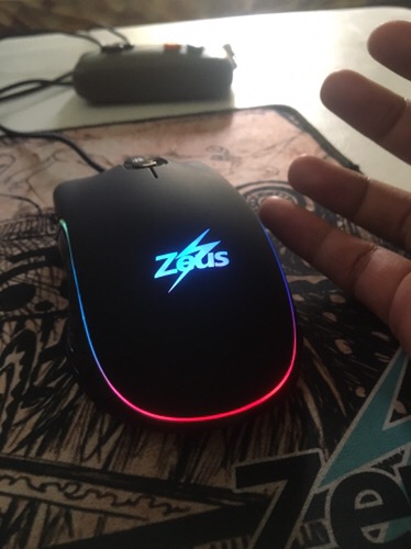 Zeus MR001 ( Z - Lance Head ) Wired Gaming Mouse RGB Backlight Gaming