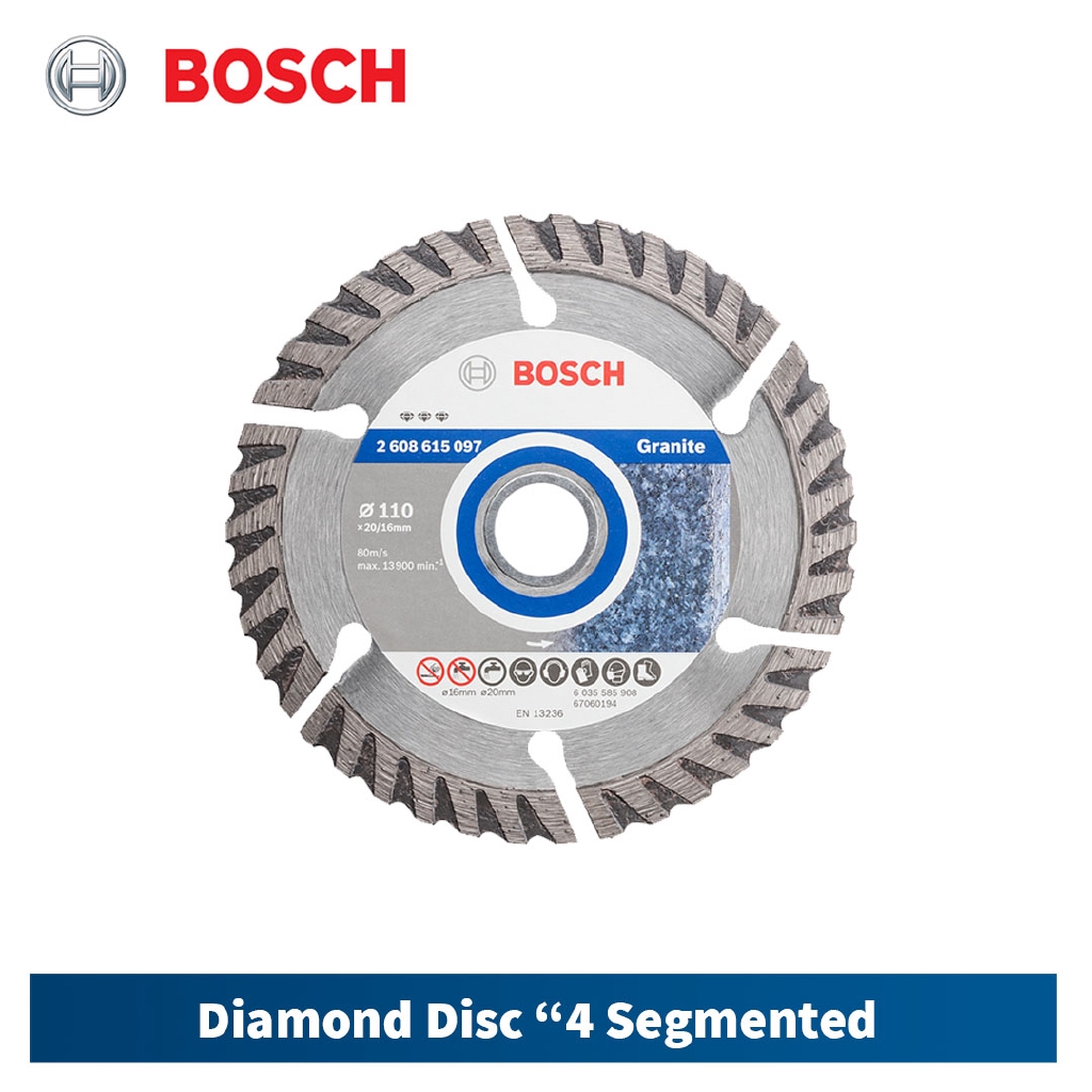 Bosch Diamond Cutting Disc 4" Segmented Shopee Philippines
