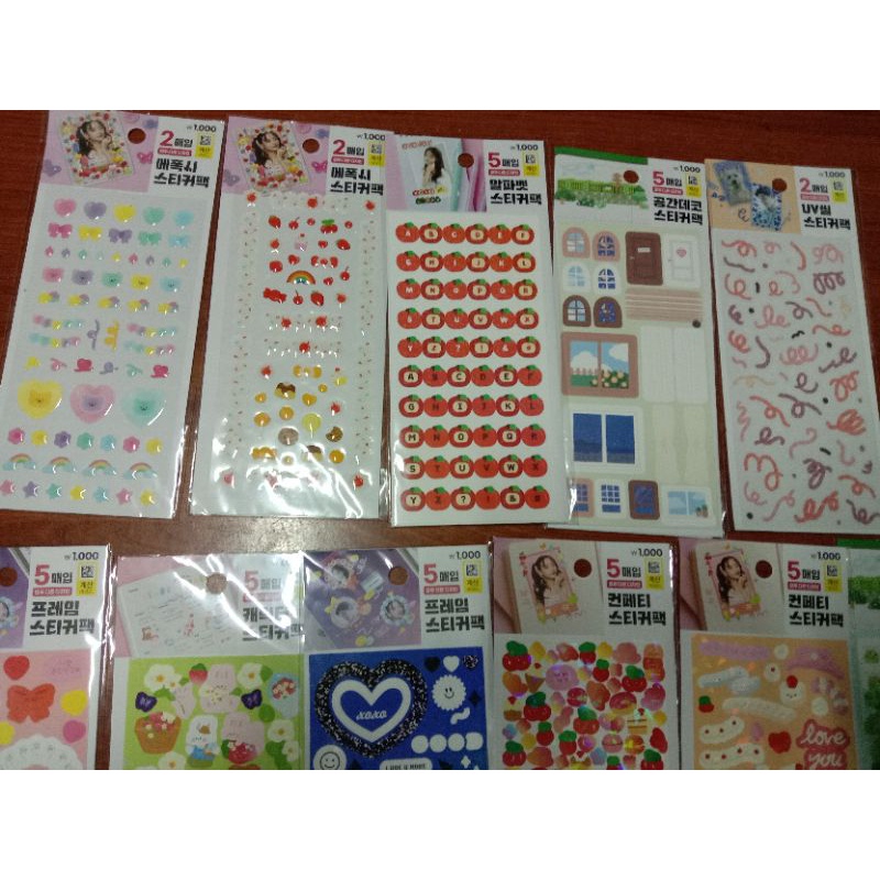 DAISO KOREA: STICKERS SET | Shopee Philippines