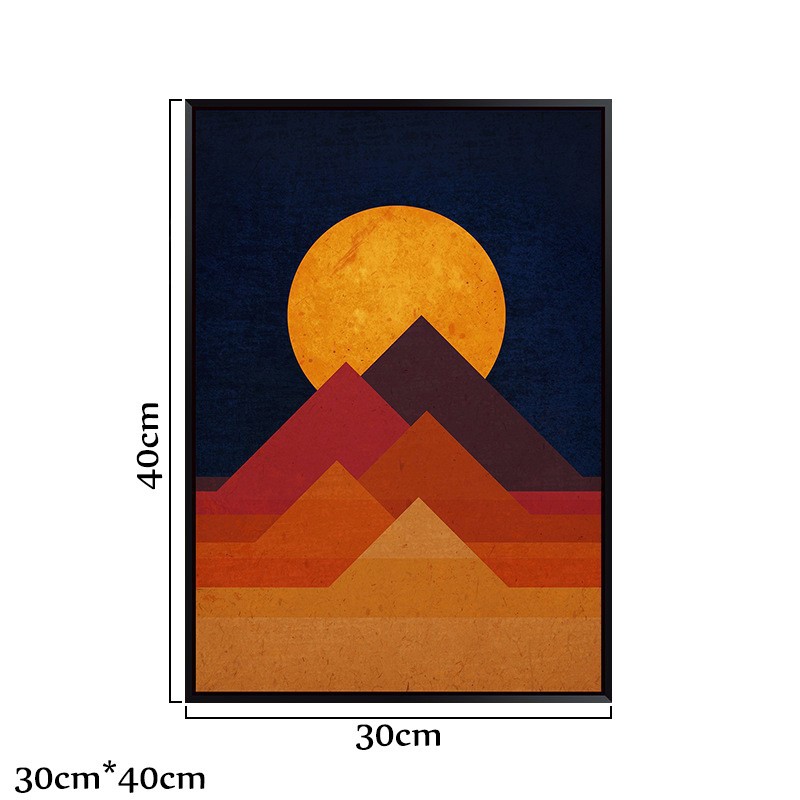 25+ Inspirasi Keren Lukisan Kanvas Simple Sunset - Garden of Night