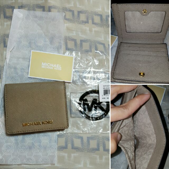 AUTHENTIC MICHAEL KORS JET SET CARD HOLDER WALLET | Shopee Philippines