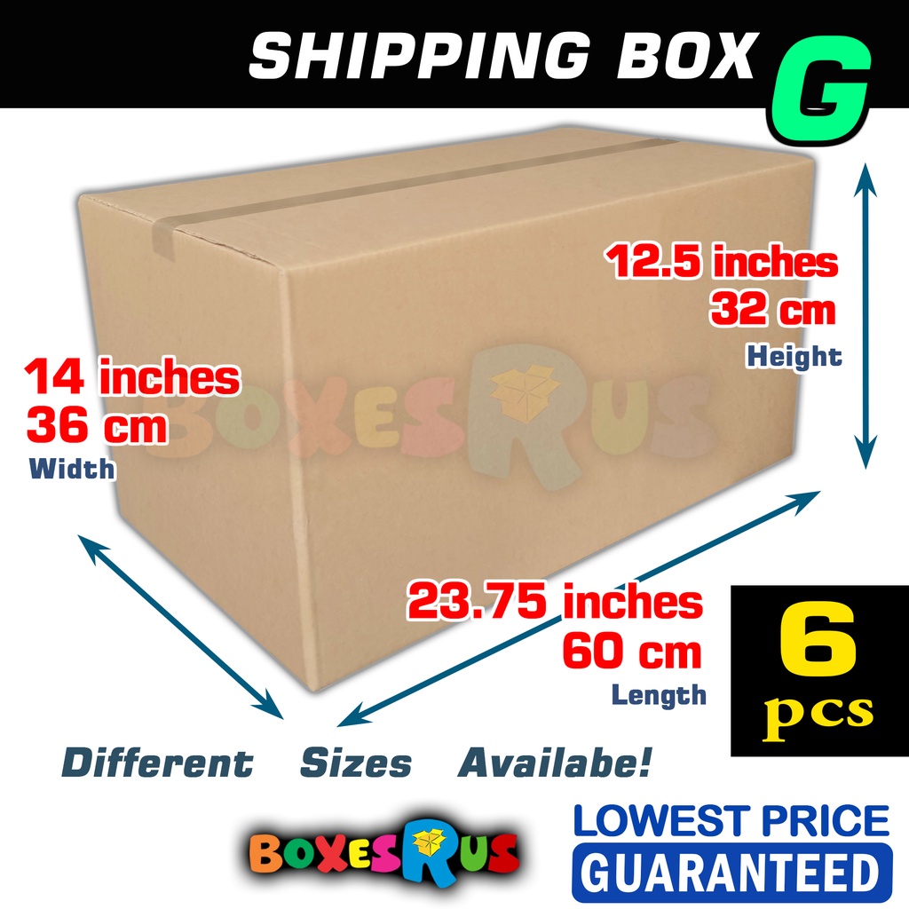 6 Pcs Large Shipping Corrugated Carton Box J T Large Box 60 X 36 X 32 Cm 23 5 X 14 X 12 5 Inches Shopee Philippines