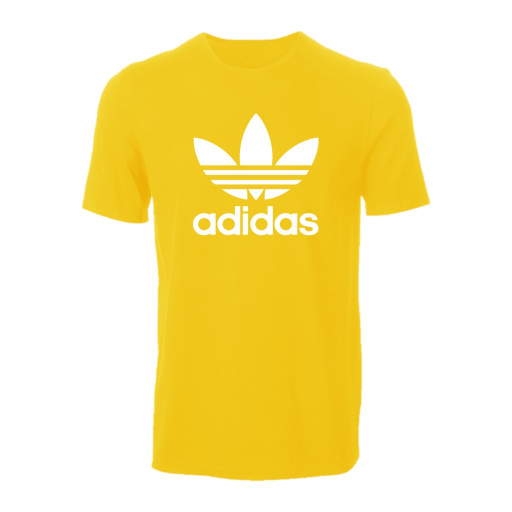 yellow addidas shirt