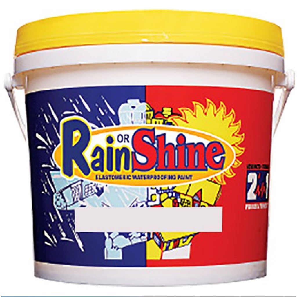 Rain Or Shine Elastomeric Waterproofing Paint Gallon/ 4 Liters Chart ...