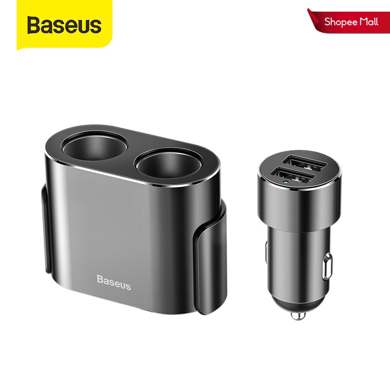 Baseus Dual USB Car Charger Support Car Recorder Universal Phone Car