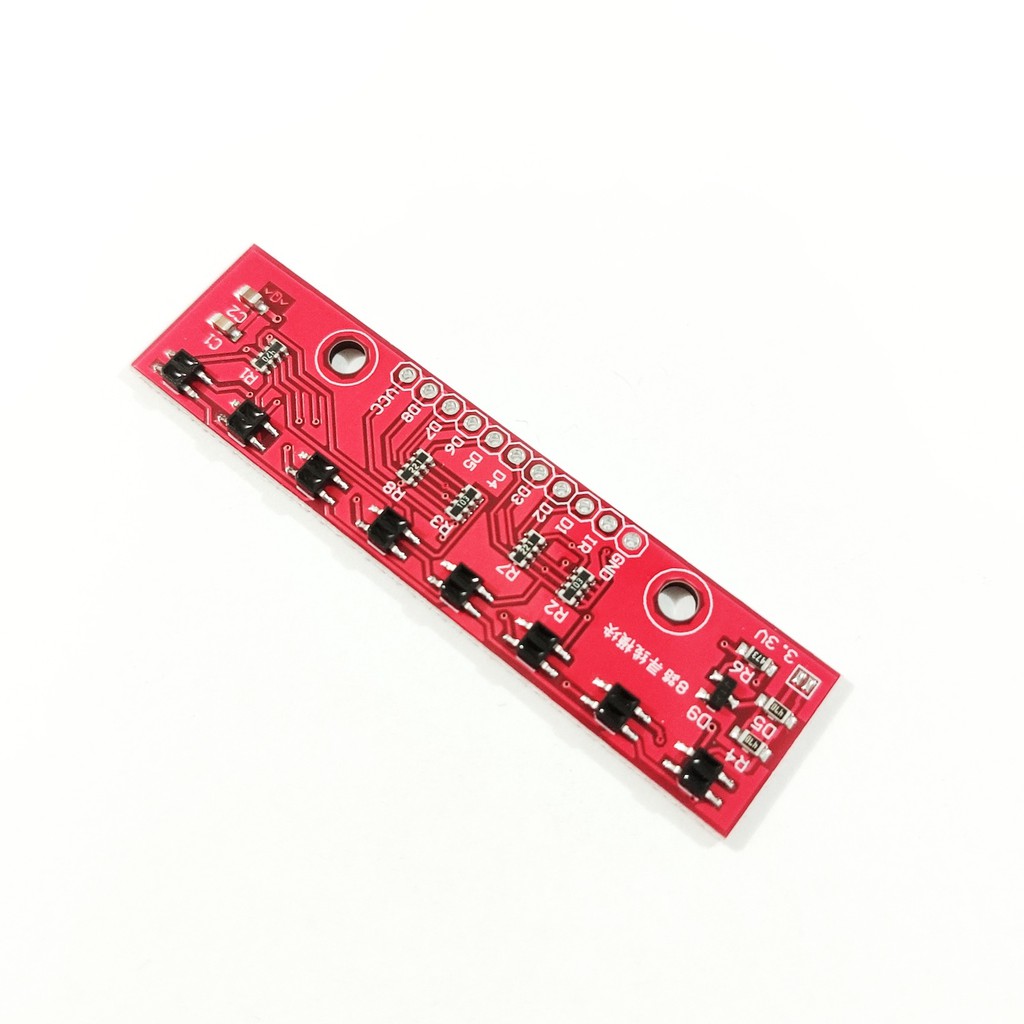 8 Channel Line Tracing IR Infrared Tracking Sensor Module QTR 8RC ...