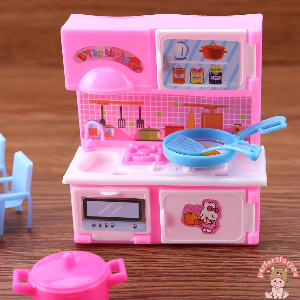 doll and kitchen
