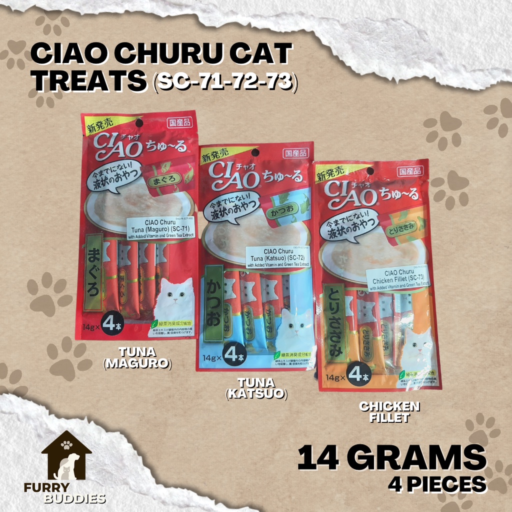 Ciao Churu Cat Treats (SC717273) SOLD PER PACK Shopee Philippines