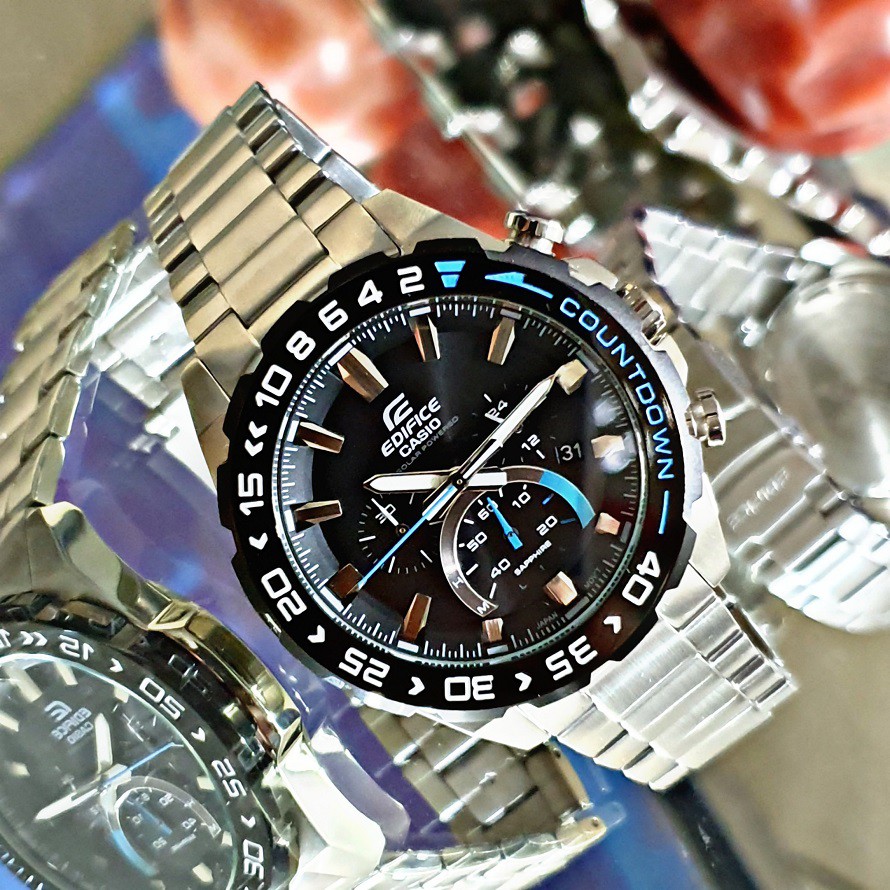 edifice retrograde chrono sapphire solar