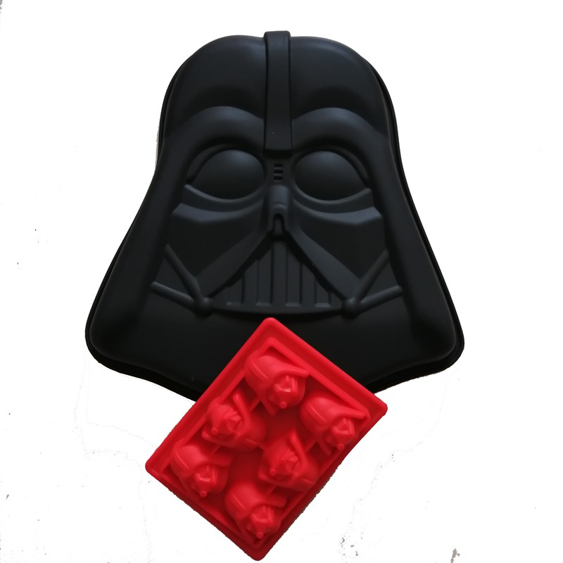 Details about   NEW STAR WARS DARTH VADER HELMET SILICONE BIRTHDAY CAKE PAN MOLD TRAY 