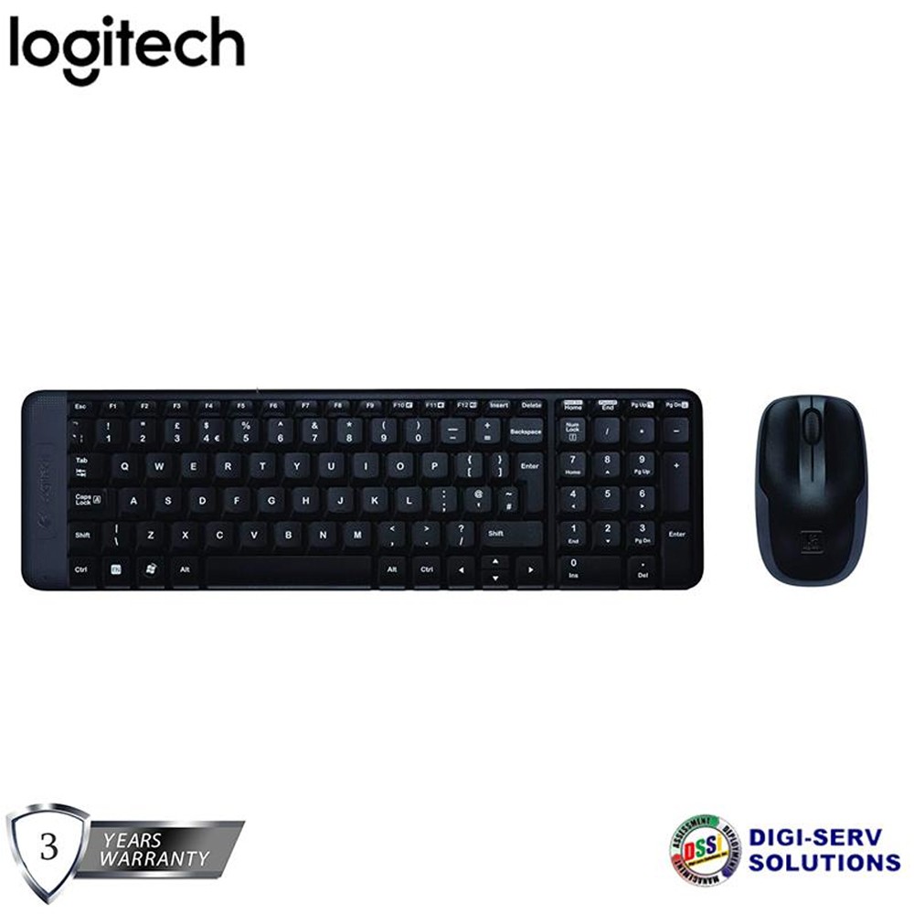 Logitech MK220 Wireless Keyboard and Mouse Combo | Shopee ...
