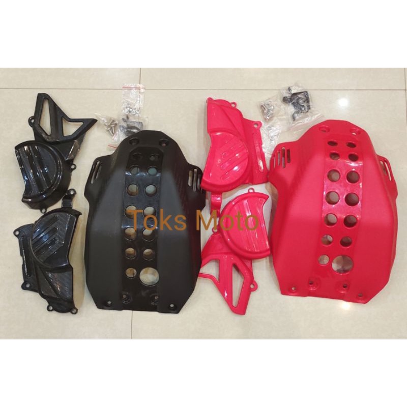 CRF 150L engine guard set skid plate engine cover Shopee Philippines
