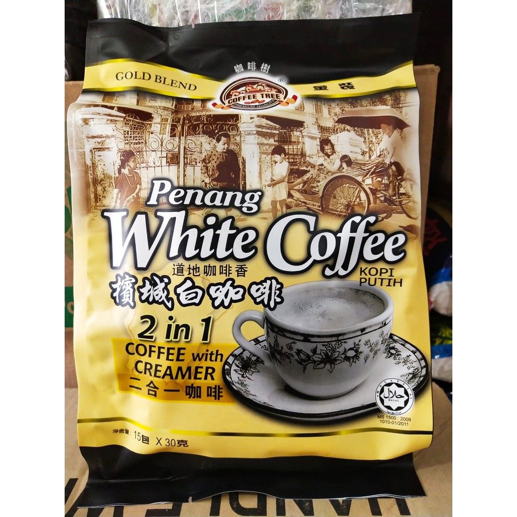 Gold Blend Coffee Tree Penang White Coffee 2 In 1 No Sugar | Shopee ...