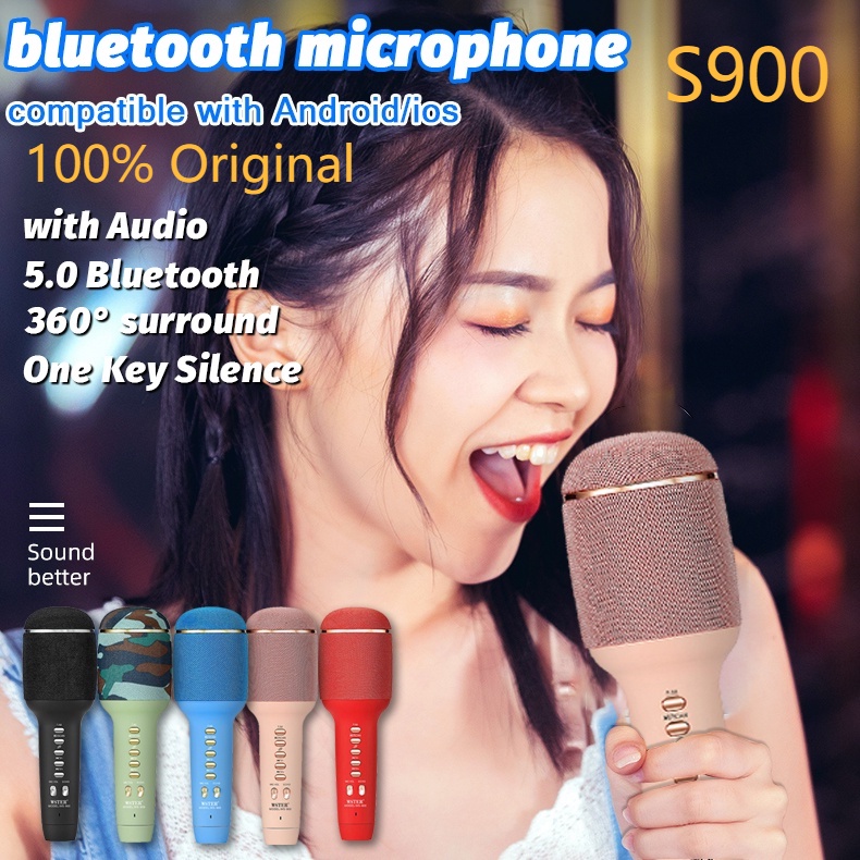 Original IA HIFI WS900 Wireless Bluetooth Microphone Karaoke Speaker