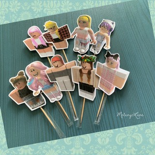 Roblox Cake Toppers Boy Or Girl Shopee Philippines - roblox girl with lollipop