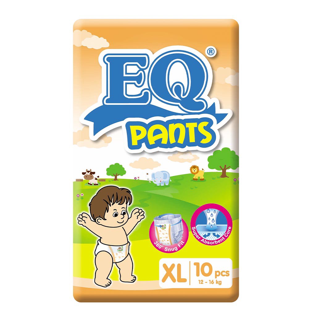 EQ Diaper Pants Budget Pack Extra Large 10's | Shopee Philippines
