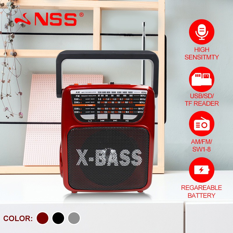 Portable Radio Speaker Fm Am Sw1 8 10 Band Transistor Radio