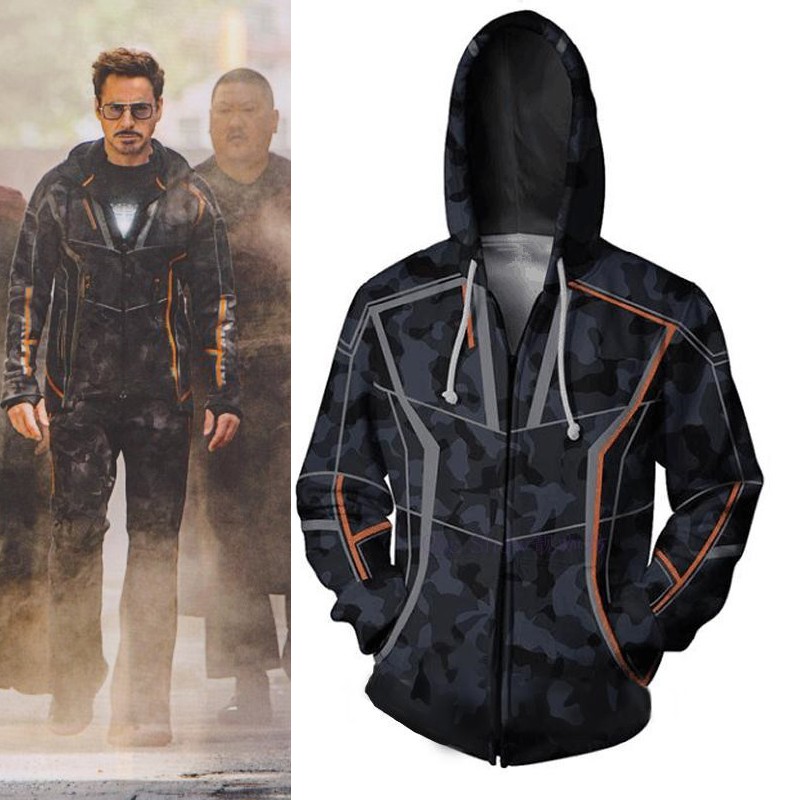 avengers tony stark hoodie