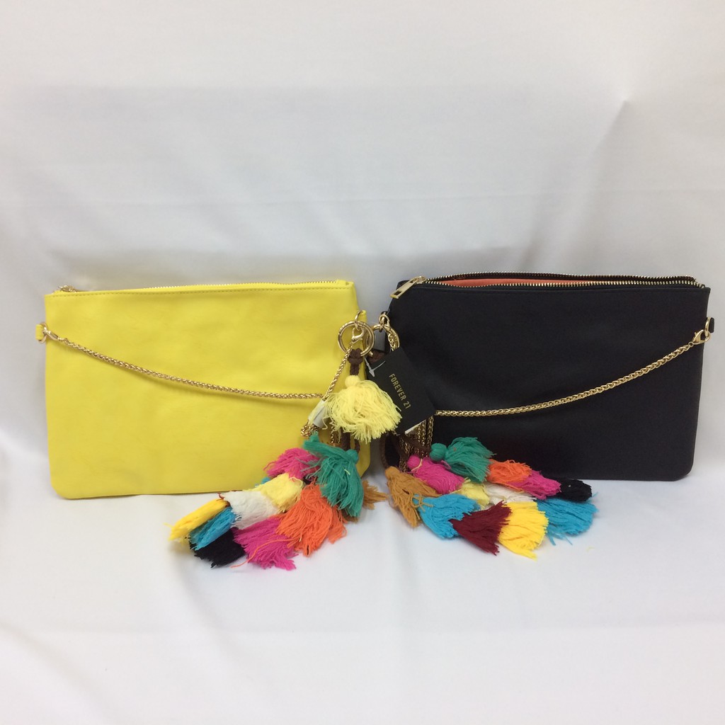 forever 21 yellow bag